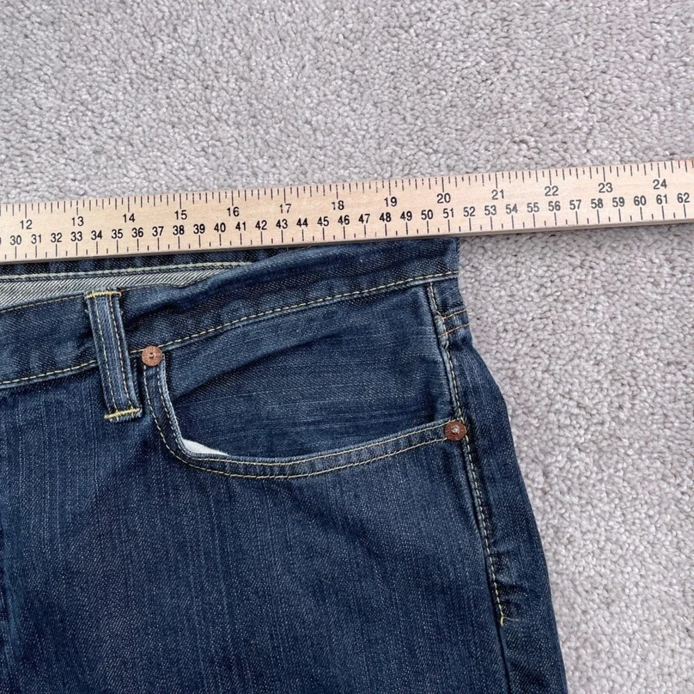 Polo Ralph Lauren Jeans Mens 40x32 Blue Slim Fit 381 Dark Wash Cotton Denim